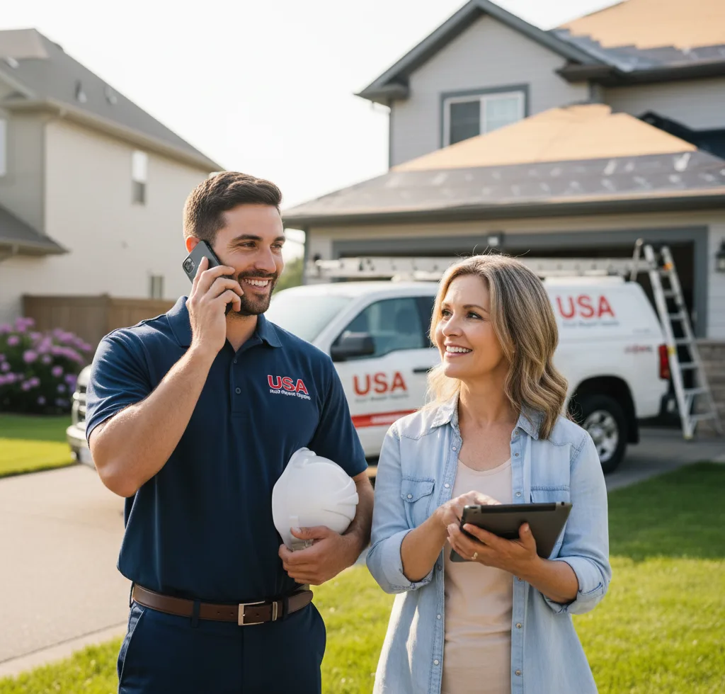 USA Roof Repair Experts customer support in Rock Hall